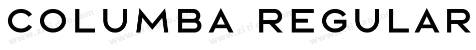 Columba Regular字体转换